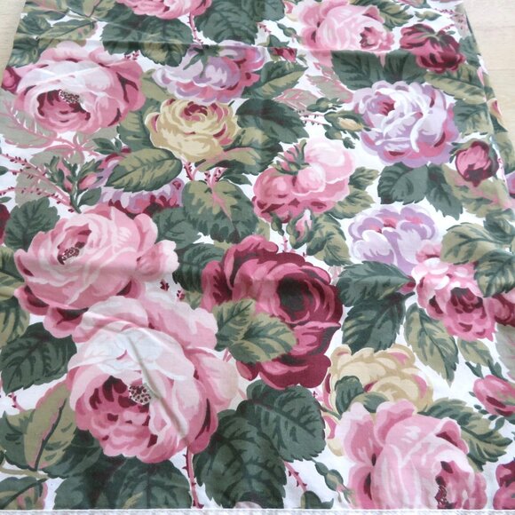 Vintage Westpoint Stevens King Pillowcases Floral Set Of 2 Made In USA Cottage - Picture 5 of 9